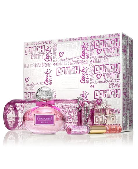 macy's coach floral perfume set.